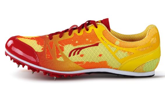 Do-Win Spike Running Shoes PD2507B Red/Yellow - Click Image to Close